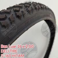 ราคา ยางนอก 26 x 2.00 (54-559) จักรยานเสือภูเขา MTB ยางตบ DELI ซื้อ 2 ชิ้นจัดส่ง 1 กก (41705697747)