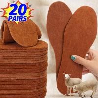 ราคา ฤดูใบไม้ร่วงฤดูหนาว Warm Breathable Soft Camel Wool Felt Insoles - ดูดซับเหงื่อกลิ่น Thicken Snow Boots รองเท้าแผ่น (51303305684)