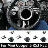 ราคา พวงมาลัยรถแผงปุ่มสติกเกอร์จัดแต่งทรงผมสําหรับ Mini Cooper S R53 R52 Convertible รถอุปกรณ์เสริม (43028040689)