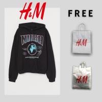 ราคา เสื้อฮู้ด H&M Nasa Space Word Black Full Tag (แถมถุงกระดาษ / พลาสติก H&M) (26232350449)