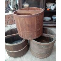 ราคา ถังไม้ตวงข้าวสาร ขนาด20ลิตร ตัวผู้ ถังตวงข้าวโบราณ (48251692009)