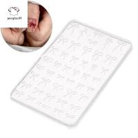 ราคา Pengatao09 Bowknot แม่พิมพ์ 3D แกะสลักแผ่นปั๊มตกแต่งเล็บ DIY ออกแบบซิลิโคนเล็บแม่พิมพ์แม่แบบสําหรับเล็บ Charms ใหม่ (42377245303)