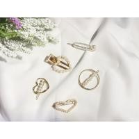 ราคา กิ๊บติดผมเกาหลี ประดับมุก เพชร งานนางฟ้า สวยหรู แฟชั่นเกาหลี ไซส์ S มี 4 แบบ (11772214370)