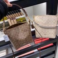 ราคา (ผ่อน 0%) ❤️ของแท้❤️พร้อมส่ง Coach Mini Abbey ลาย C สีน้ำตาลเข้ม และ น้ำตาลอ่อน (3127308194)