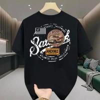 ราคา เสื้อยืดผู้ชาย คอกลมแขนสั้น สกรีนลายรถวินเทจ เสื้อยืดสตรีทแฟชั่นผู้ชายเท่ๆ โอเวอร์ไซส์คนอ้วน เสื้อยืดวินเทจ (29722737379)
