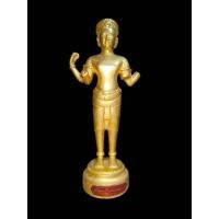 ราคา รูปหล่อบูชา เจ้าพ่อพระกาฬ เนื้อโลหะปิดทอง สูง 9 นิ้ว​ ฐาน​ 3 นิ้ว ปี 2544 (29481483123)