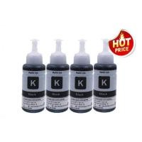 ราคา หมึกเติม หมึกปริ้น หมึกขวด EPSON สีดำ รุ่น T664 สำหรับ L100 L110 L120 L200 L210 L300 L350 L355 L360 เทียบเท่า สีละ70 ml (23072070987)