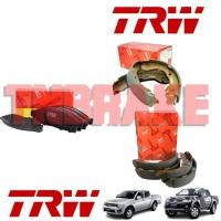 ราคา TRW ผ้าเบรค หน้า หลัง MITSUBISHI TRITON ปี03-14 PAJERO SPORT ปี08-14 ดิส ดรัม ก้าม เบรค มิตซูบิชิ ไทรทัน ปาเจโร่ (24918287725)