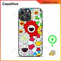 ราคา Takashi Murakami ดอกไม้เคสโทรศัพท์สําหรับ iPhone 17 Pro Max / iPhone 16 Pro Max / 15 Pro Max / 13 / Samsung Galaxy S25 Ultra / S24 Plus CP205 (57403917467)