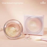 ราคา OD106 โอดีบีโอ วิวิด เบค ไฮไลเตอร์ +2 เฉดสีในตลับเดียว ฉ่ำวาว ODBO Wighlighter vivid baked (28017581940)
