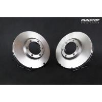 ราคา runstop จานเบรคหน้า แบบเรียบ ขนาดเดิม ตรงรุ่น toyota dmax 4X2 ปี2002 ขนาด 256mm รันสต๊อป brake disc high carbon plus (29952704280)