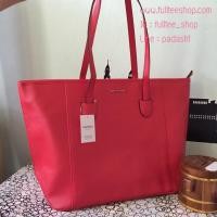 ราคา MANGO TOUCH SAFFIANO-EFFECT SHOPPER BAG สีแดง (11910751)