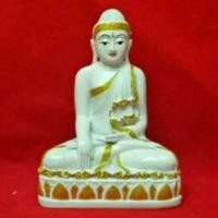 ราคา พระพุทธรูปหยกขาว ศิลปะพม่า จำลองจาก 1 ในพระพุทธรูปศักดิ์สิทธิ์ที่ประจำอยู่ที่มหาเจดีย์ชเวดากองของพม่า หน้าตัก 5 นิ้ว (46755624628)