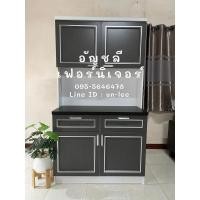 ราคา เคาน์เตอร์ครัวแห้ง ขนาดหน้ากว้าง1เมตร (26400518297)