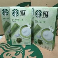 ราคา Starbucks via Matcha Green tea Latte แพค 5 กล่อง (11603277146)