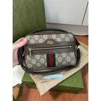 ราคา (Used Once) สะพายข้าง Gucci ophidia supreme mini Shop Italy ปี2023 (26377466372)