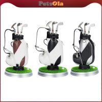 ราคา [PETSOLA] ถุงกอล์ฟที่วางปากกาของขวัญวันเกิดความแปลกใหม่สําหรับนักกอล์ฟ,พ่อ,แฟนจิ๋วอุปกรณ์โต๊ะทํางานที่ใช้งานได้จริงพร้อมฐานปากกาไม้กอล์ฟ (40628338912)