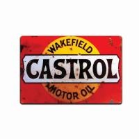 ราคา Oil Castrol Sign Motor Castrol Vintage Metal Sign Oil Aluminium Motor Wakefield 20*30cm (56403663880)