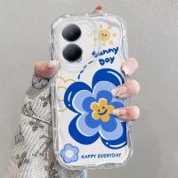 ราคา เคส VIVO Y36 4G 5G ใส เคสโทรศัพท์ นิ่ม ความรู้สึกสูง หยัก แฟชั่น เคสโทรศัพท์ใส สายรุ้ง ดอกไม้ (22562529456)