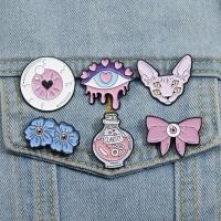 ราคา เครื่องประดับ เข็มกลัดโลหะ รูปลูกตาแมว สีชมพู สไตล์พังก์ ไร้ขน แฟชั่นสําหรับติดปกเสื้อ หมวก ของขวัญ (20395757143)