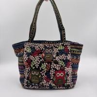 ราคา กระเป๋าผ้าทอลาย นกฮูก (52505207347)