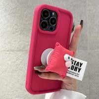 ราคา สำหรับ เคสไอโฟนหมอน 3D พร้อมขาตั้งพับได้ เคส iPhone 11 เคสกุหลาบแดงแบบนิ่มฝาครอบป้องกันกันกระแทก iPhone SE2022 XS 8 Plus 7 15 Ultra xr i8Plus 12 Pro Max เคสไอโฟน11 10x SE 3 14 11 เคสไอโฟน8พลัส เคสi11 