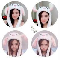 ราคา หมวกกระต่ายหูดุ๊กดิ๊ก ขยับได้ไม่ต้องใส่ถ่าน (1649159199)