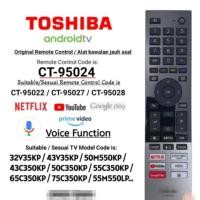 ราคา เปลี่ยน Toshiba CT-95024 เสียง Toshiba android 4k ทีวีรีโมทคอนโทรล CT-95028 CT-95022 CT95022 เหมาะสําหรับ Toshiba LCD TV 55E350KP P 55Z770KP 55Z770 KV (42767394897)