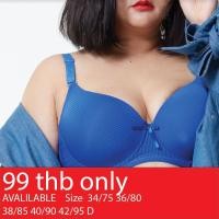 ราคา เสื้อชั้นใน ฟองน้ำปั้มโครง สีส้ม สีฟ้า อกชิดทรงสวย น่ารัก มีโครง ผ้าตาข่าย Size 32/70 36/80 38/85 40/90 (3285273726)