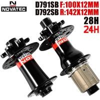 ราคา Novatec Hub D791SB/792SB ใหม่ 2023 สำหรับจักรยาน พร้อม Disc Hubs ขนาด 100x12 mm และ 142x12 mm สปีด 8-11 รองรับฟันเฟือง 24 และ 28 หลุม (46154109651)