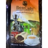 ราคา Ben cafe instant coffee mix กาแฟรถไฟแบบ50ซองสุดคุ้มกาแฟทรีอินวันหอมกลมกล่อมมีฮาลาสพร้อมส่ง (8953622193)