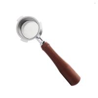 ราคา 51mm Bottomless Portafilter 3 หูตะกร้าสแตนเลสและที่จับไม้เนื้อแข็ง Portafilter อะไหล่ทดแทนเข้ากันได้กับ Delonghi EC685/EC680 เครื่อง (27055202646)