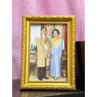 ราคา กรอบรูปบูชา ในหลวงร.9 สมเด็จพระพันปีหลวง ขนาด12x19ซม กรอบสีทองอย่างดี ตั้งได้ (50550955744)