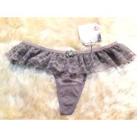 ราคา กางเกงในจีสตริงลูกไม้ ยี่ห้อ Morgan. มือ 1 ป้ายห้อย แท้% ขนาด L (1483235781)