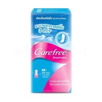 ราคา แคร์ฟรี บรีทเอเบิ้ล ไม่มีน้ำหอม แผ่นอนามัยรุ่นระบายอากาศ 20 ชิ้น (23669884823)