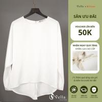 ราคา เสื้อออฟฟิศผ้าไหมสีขาวแขนปีกค้างคาวทรงหลวมคลุมเป็นประโยชน์ต่อกันง่าย Vella VA25087 (56953277510)
