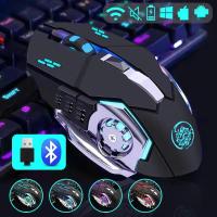 ราคา เมาส์สำหรับเล่นเกม 2.4G RGB Mouse เมาส์ Bluetooth เมาส์ไร้สายแบบมีสาย/ไร้สาย ปุ่มเงียบ เสียงเงียบ เมาส์ ไฟแบ็คไลท์RGB-XF (42014694864)