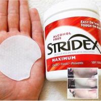 ราคา ✔✔ พร้อมส่ง✔✔ แผ่นเช็ดหน้าทำความสะอาดกำจัดสิว Stridex  สูตร Alcohol free (90 Pads) (1147860411)