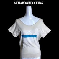ราคา Stella McCartney x Adidas เสื้อยืดคอกลมแขนสั้นสีเบจลายพิมพ์ (27039399576)