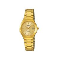 ราคา Casio Lady นาฬิกาข้อมือ สีทอง สายสแตน รุ่น LTP-1170N-9A (63178354)