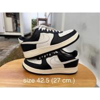 ราคา รองเท้ามือสองของแท้ Nike by you Air Force 1 Black & White (Panda) size 42.5 (27) (56955594762)