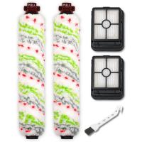 ราคา อะไหล่ทดแทน ใช้ได้กับ BISSELL CrossWave สูญญากาศแห้งเปียก, CrossWave PET PRO และ CrossWave อุปกรณ์เสริมไร้สาย (2 ม้วนแปรงสัตว์เลี้ยงหลายพื้นผิว + ตัวกรอง 2 ชิ้น) (55602279577)