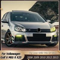 ราคา For Volkswagen Golf 6 MK6 R R20 2008-2013 Front Bumper Side Spoiler Splitter Fog Lamp Grille Trim A (46755259701)
