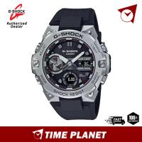 ราคา G*/@shock GST-B400 Silver Black Sports Watch G-Steel Black Resin Band Men Watch GST-B400-1A / GST-B400 Outdoor Watch p412 (44171032402)