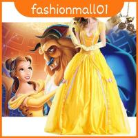 ราคา ชุดเจ้าหญิงเบลล์สีเหลือง พร้อมสวมใส่สำหรับงานปาร์ตี้หรือฮาโลวีน (54804874625)