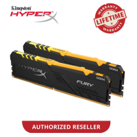 ราคา Kingston HyperX Fury 32GB 3466MHz DDR4 CL16 DIMM (ชุด 2 ชิ้น) หน่วยความจําเดสก์ท็อป RGB XMP - HX434C16FB3AK2/32 (41727287170)