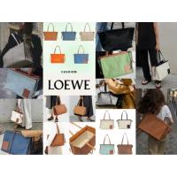 ราคา ✈️ แบรนด์ใหม่ 100% ของแท้ LOEWE CUSHION TOTE เนื้อนุ่มหนังลูกวัววัสดุกระเป๋าถือกระเป๋าสะพาย (44319373308)