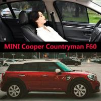 ราคา ม่านบังแดดหน้าต่างรถยนต์สําหรับ MINI Cooper Countryman F60 ผ้าม่านรถยนต์ Anti-ยุงม่านบังแดดรถยนต์ UV Protection (47503788602)