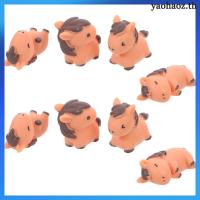 ราคา ️ 8Pcs ชุดรูปม้าสีน้ำตาลจากเรซิ่น สำหรับตกแต่งบ้านและของตกแต่งโต๊ะทำงาน เหมาะสำหรับคนชื่นชอบม้า (48054337810)