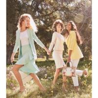 ราคา (J829) Calvin klein pastel sky ทอเรียบง่ายเปิดเบลเซอร์ (42855808426)